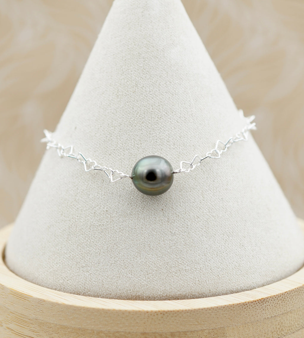 Mangareva perle de Tahiti de 9.7mm sur argent 925