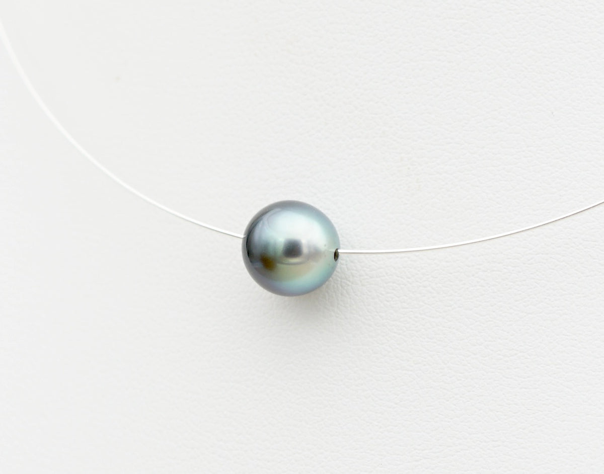 Kawuai perle de Tahiti de 9.5mm sur argent 925mm