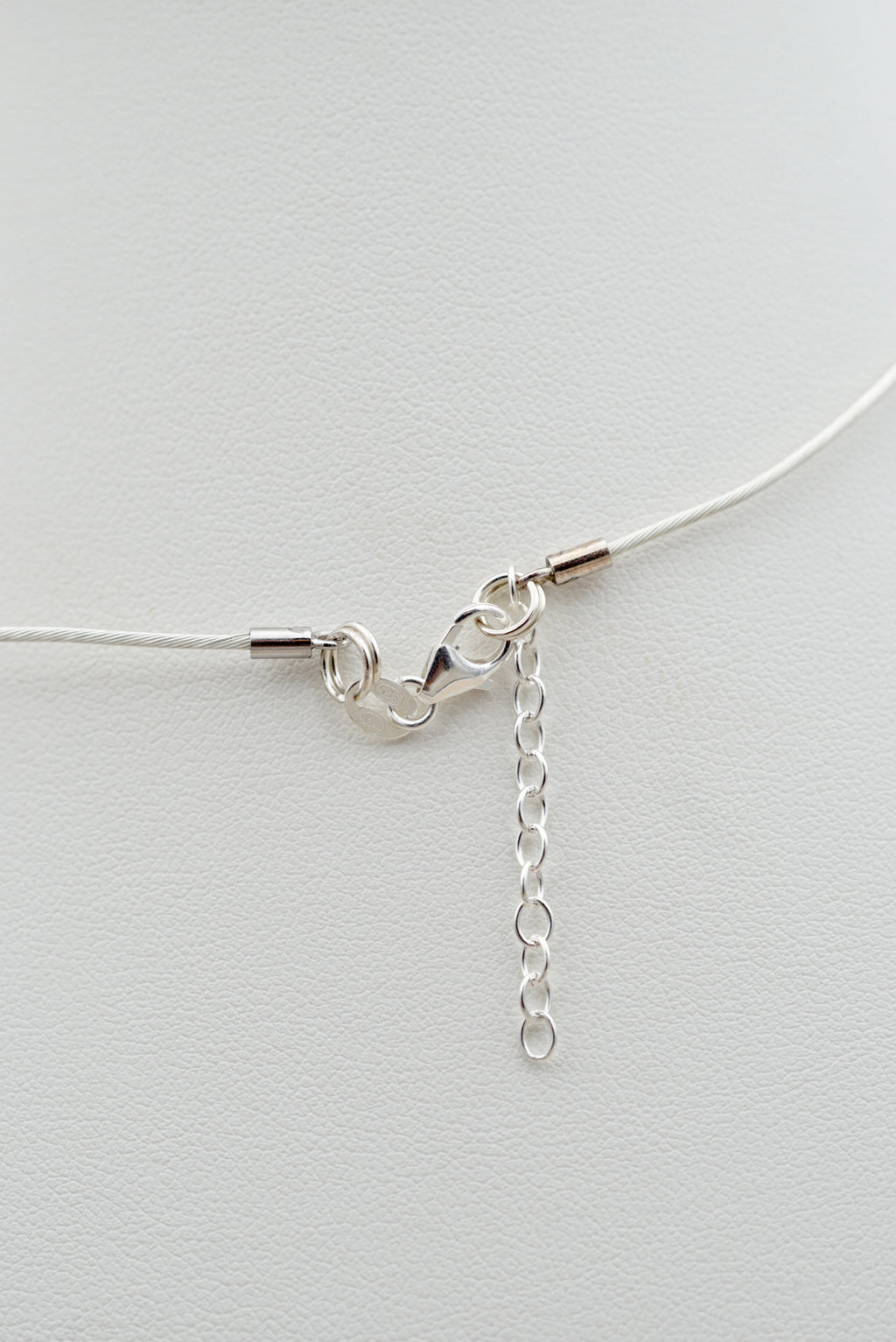 Moorea perle de Tahiti de 9.3mm sur cable en argent 925mm
